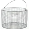 Panier inox maille 8 mm hauteur 200 mm Ø 300 mm