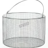 Panier inox maille 8 mm hauteur 100 mm Ø 120 mm