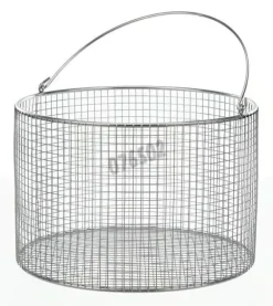 Panier inox maille 8 mm hauteur 100 mm Ø 120 mm