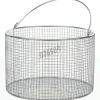 Panier inox maille 8 mm hauteur 160 mm Ø 180 mm