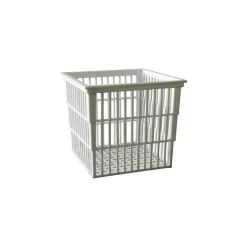 Panier pour tubes en PP 160 x 160 x 160 mm