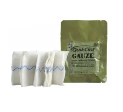 Pansement hémostatique stérile Quikclot Combat Gauze l. 370 cm - sécable