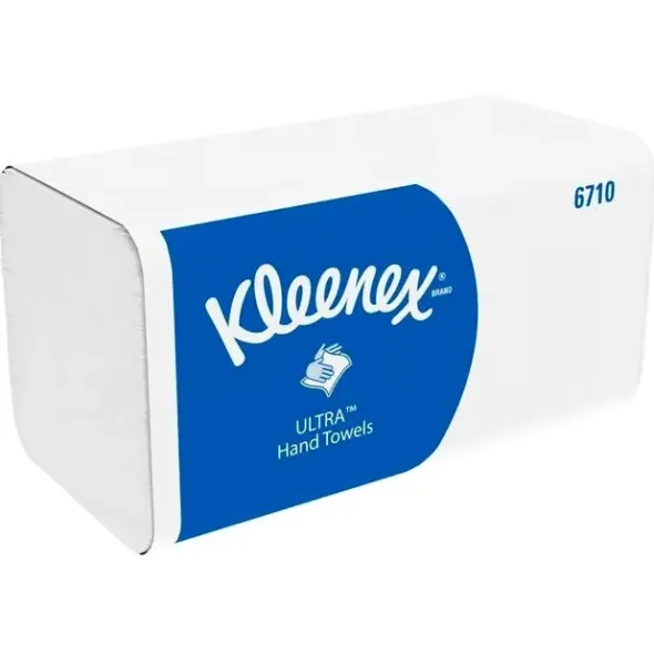 Papier essuie-tout KLEENEX ULTRA, 31,8 cm x 21,5 cm, 3 plis, blanc, 1440 feuilles