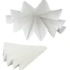 Papier filtre standard plissé Ø 150 mm porosité 10-20 µm x 100