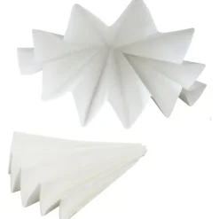 Papier filtre standard plissé Ø 150 mm porosité 10-20 µm x 100