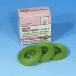 Papier indicateur spécial pH 0,5-5,5, recharge de 3 rouleaux, quantité de commande minimum 2 paquets