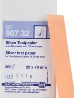 Papier test Argent, Languette 20 x 70 mm pour 200 déterminations