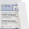 Papier test Cobalt, Languette 20 x 70 mm pour 100 déterminations