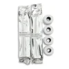 Papier thermochimique sans quadrillage (largeur 5 cm), 12 rouleaux (3 x 4), pour Efficia DFM100