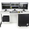 PC avec clavier, souris, graveur -Baie d'électrophysiologie CardioLab AltiX- Station d'acquisition, Clavier, 3 écrans,