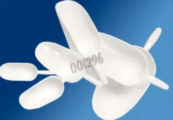 Pelle à glace PP blanc 1kg 38 cm