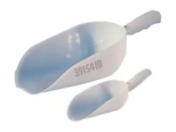 Pelle PEHD blanc 250 ml longueur 240 mm x 10