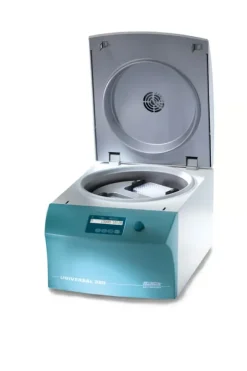 Petite centrifugeuse de paillasse Universal 320 vitesse max 5 000 tr/min (rotor libre) - capacité max 400 ml