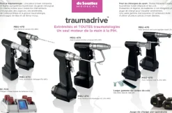 Pièce à main MBU-470 modulaire noire double gachette