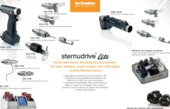 Pièce à main modulaire droite STERNUDRIVE LITE - modèle MBC-809