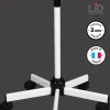 Pied roulant téléscopique 60/100 cm pour lampes LID x 1