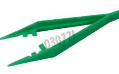 Pince anatomique fine 110 mm verte stérile x 100