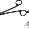 Pince BiClamp - l. 190 mm - autoclavable - coudée 23° - mors lisses - câble 3 m - fiche MF-2 -
