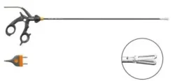 Pince bipolaire coelioscopique ERGOeco - Ø 5 x 460 mm - fenêtrée - deux broches 22 mm - câble 4,5 m - générateur