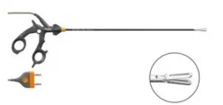 Pince bipolaire coelioscopique ERGOeco - Ø 5 x 360 mm - fenêtrée - deux broches 22 mm - câble 4,5 m - générateur