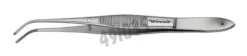 Pince brucelle Wironit courbée longueur 115 mm