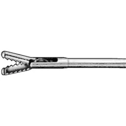 Pince rigide pour préhension de Calculs volumineux 2 mors mobiles, 4 Char, 60cm Code couleur bleu