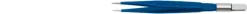 Pincette bipolaire droite - l. 14,5 cm - pointe mousse 1 mm