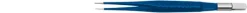 Pincette bipolaire droite - l. 16,5 cm - pointe mousse 1 mm