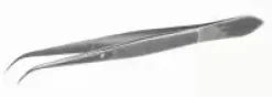 Pincette rostfreier stahl spitz-gebogen longueur 130 mm