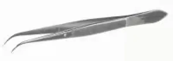 Pincette rostfreier stahl spitz-gebogen longueur 130 mm