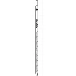 Pipette graduée 1 trait classe AS 0,1 ml