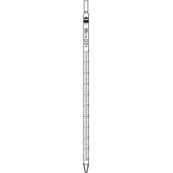 Pipette graduée 2 traits classe AS 5 ml sub. 0,1