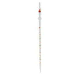 Pipette graduée zéro en haut boule de sécurité classe A 2 ml x 5