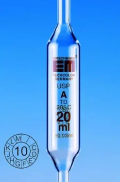 Pipette jaugée classe A 100 ml usp