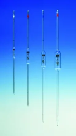 Pipette jaugée classe AS 20 ml entre traits conformité certifiée