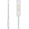 Pipette jaugée en verre classe AS 2 traits 20 ml, graduations ambrées x 2