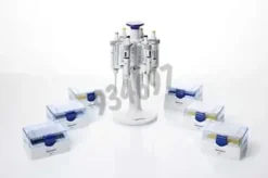 6 pipettes RESEARCH PLUS : 2-5-10-20 (jaune)-100-200-1000µl portoir carrousel