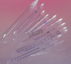 Pipette sérologique 10 ml en verre Pyrex jetable non cotonnée emballage multiple non stérile x 120