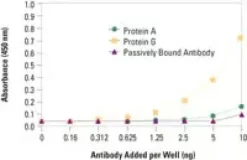 Plaque coatée protein a/g x 5