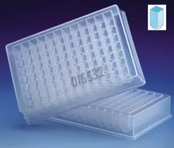 Plaque Deepwell 1,2 ml profil bas carré x 50