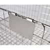 Plaque d'identification clipsable - inox - 95 x 50 mm