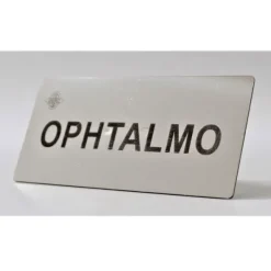 Plaque gravée - OPTHLAMO - clipsable - 100 x 50 mm