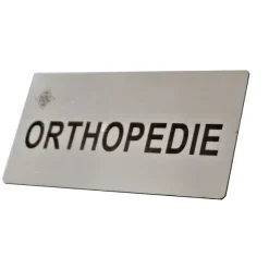 Plaque gravée - ORTHOPEDIE - clipsable - 100 x 50 mm
