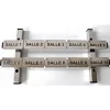 Plaque gravée - SALLE 9 - clipsable - 85 x 45 mm