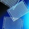 Plaque HTS Trans puits 96 puits Membrane PET 1,0 µm avec 2 couvercles et plaques réservoir stérile emb indiv x 5