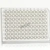 Plaque 96 PCR framestar demi-jupe puits transparent cadre transp 4ti-0770/c x 50