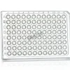 Plaque 96 PCR framestar demi-jupe puits transparents cadre transparent Abi x 50