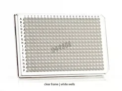 Plaque PCR framestar 384 puits blancs avec film qPCR pour lightcycler lc480 x 50