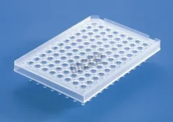 Plaque PCR 96 puits demi-jupe rigide naturel x 25