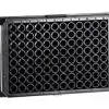 Plaque PP fond plat noir x 100